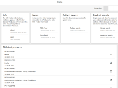 CBG MRI Product Index Search Page