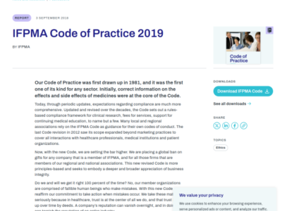 IFPMA Code of Practice