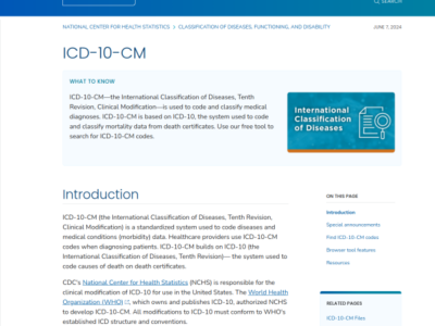 ICD-10-CM Code Search Tool